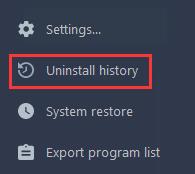 uninstall-history